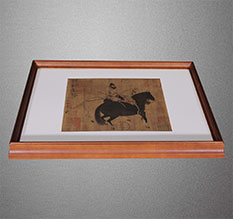 西宁市书画装裱配框服务案例